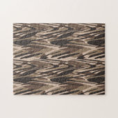 Braunes Tarnmuster Puzzle (Horizontal)