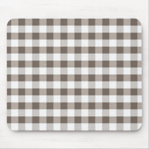Braunes Tischdeckenmuster Mousepad