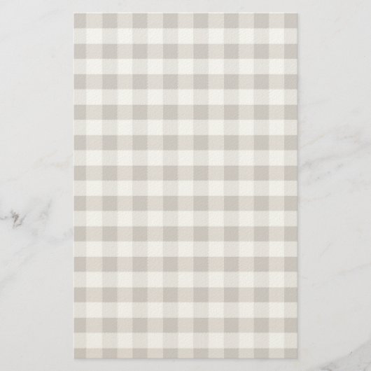 Braunes Tischtuchmuster Briefpapier (Vorderseite)