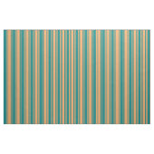 Braunes und Aquamarines Muster Stoff (Fat Quarter (45,7 x 55,9 cm))