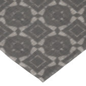 Braunes und graues Weaved Muster Tischdecke (Schrägansicht)