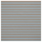 Braunes und helles Himmelblau gefärbtes Muster Stoff (Muster)