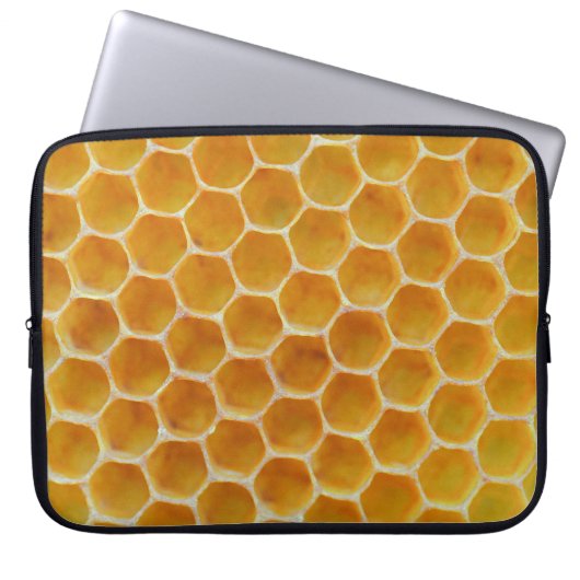 Braunes und weißes Quadrat Laptopschutzhülle (Vorderseite)