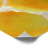 Braunes und weißes Quadrat Poster (Ecke)