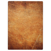 Braunes, Vintag schattiges Leder Klemmbrett (Rückseite)