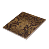Braunes Vintage-Design Fliese (Seite)