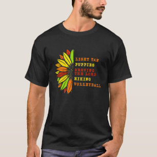 Braunes Volleyball & Welpen Nacho Lucha Libre Ring T-Shirt