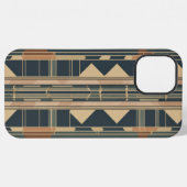braunes, weiches Quadrat iPhone Hülle (Rückseite (Horizontal))