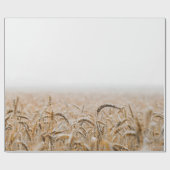 BRAUNES WEIZENFELD DURCHTAGS GESCHENKPAPIER (Flach)