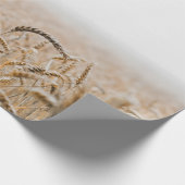 BRAUNES WEIZENFELD DURCHTAGS GESCHENKPAPIER (Ecke)