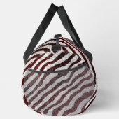 Braunes Zebra Duffle Bag (Rechts)