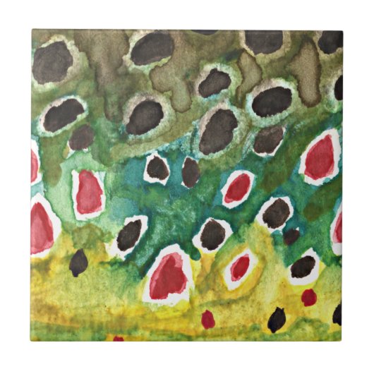 Braunfisch Fliese (Vorderseite)