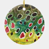 Braunfisch Keramik Ornament (Hinten)