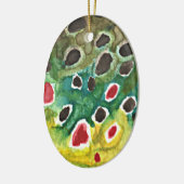 Braunfisch Keramikornament (Links)