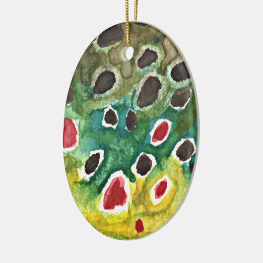 Braunfisch Keramikornament (Links)