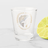 Braunfisch Schnapsglas (Rückseite)