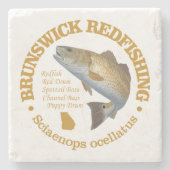 Braunfisch Steinuntersetzer (Vorderseite)