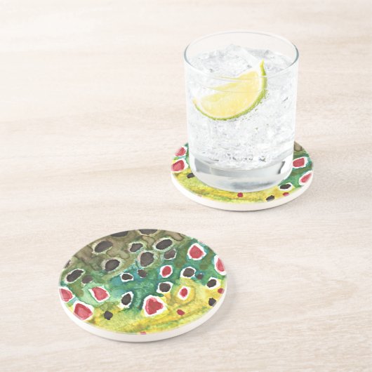 Braunfisch Untersetzer (Seite)