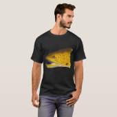 Braunforellenkopf-Malerei 2 T-Shirt (Vorne ganz)