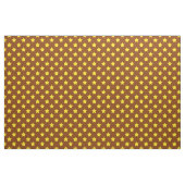 Braungelbe Sterne Muster dekorativ Textil Stoff (Yard (91,4 cm))