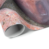 Braungelbe und graue Steine Geschenkpapier (Rolleneckpunkt)