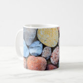 Braungelbe und graue Steine Kaffeetasse (Vorderseite Links)