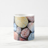 Braungelbe und graue Steine Kaffeetasse (Mittel)