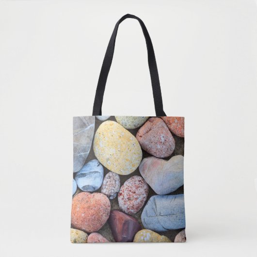 Braungelbe und graue Steine Tasche (Vorderseite)