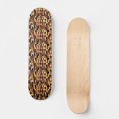 Braunglasmuster Skateboard (Vorderseite)