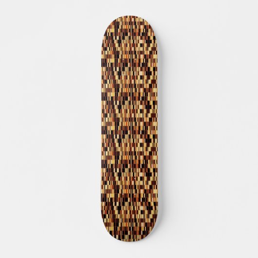 Braunglasmuster Skateboard (Vorne)