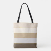 Braungold Custom Summer Color Block Streifen Tasche (Rückseite)