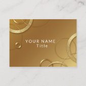 Braungold Visitenkarte (Vorderseite)