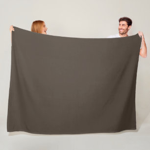 Braungrau Fleecedecke
