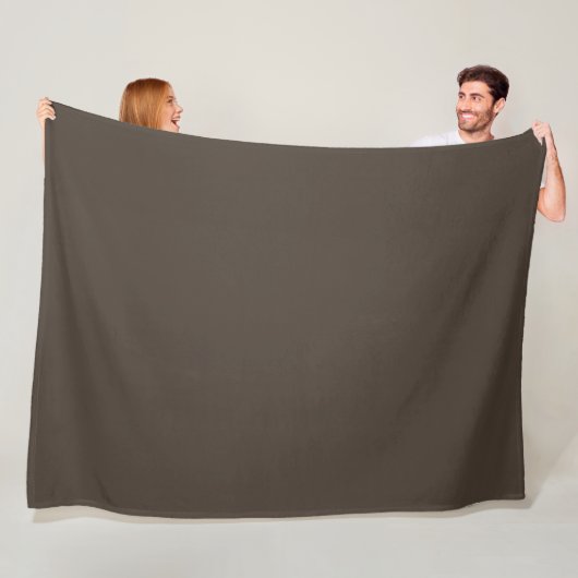 Braungrau Fleecedecke (Beispiel)
