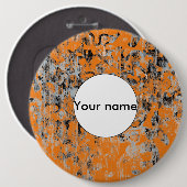 Braungraue Textur Button (Vorne & Hinten)