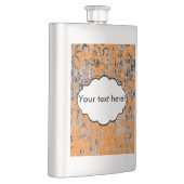 Braungraue Textur Flachmann (Rechts)