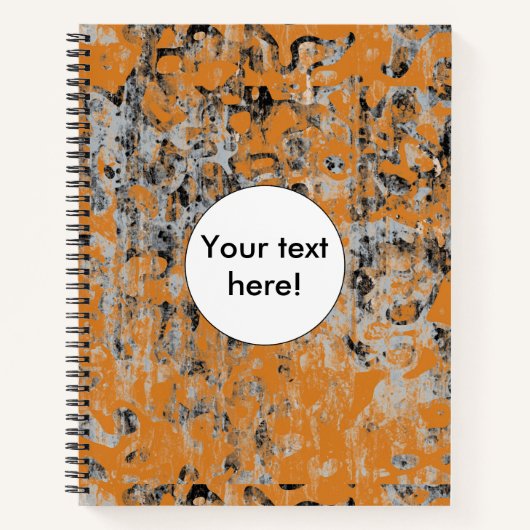 Braungraue Textur Notizblock (Vorderseite)