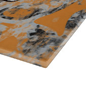 Braungraue Textur Schneidebrett (Ecke)