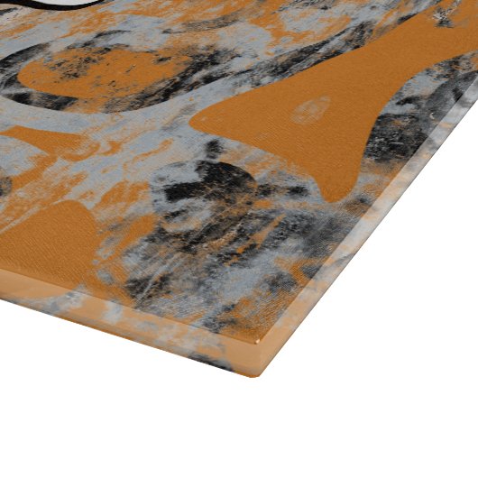 Braungraue Textur Schneidebrett (Ecke)