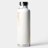 Braungrün beige gold botanisch trinkflasche (Rechts)