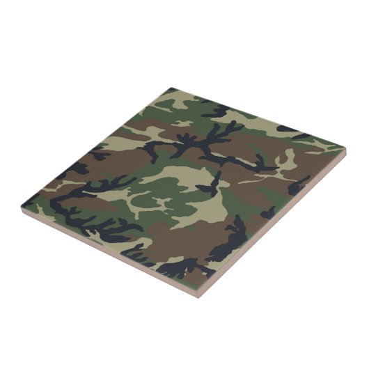 Braungrün Fliese (Seite)