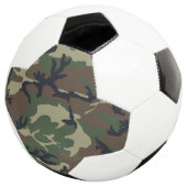 Braungrüne Tarnung Fußball (Dreiviertel)