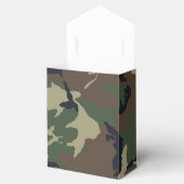 Braungrüne Tarnung Geschenkschachtel (Geöffnet)
