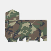 Braungrüne Tarnung Geschenkschachtel (Ungefaltet)