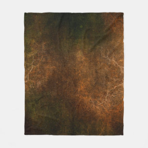 Braungrunge Vintag Fleecedecke