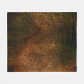 Braungrunge Vintag Fleecedecke (Vorderseite (Horizontal))