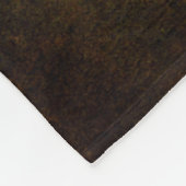 Braungrunge Vintag Fleecedecke (Ecke)