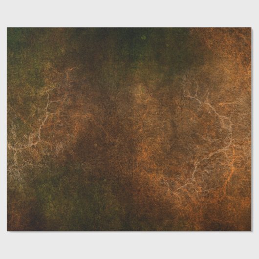 Braungrunge Vintag Geschenkpapier (Flach)