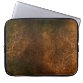 Braungrunge Vintag Laptopschutzhülle (Vorderseite)