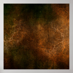 Braungrunge Vintag Poster